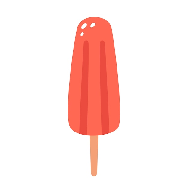 Vector ice lolly fruit ice cream summertime hello summer hand drawn vector illustration