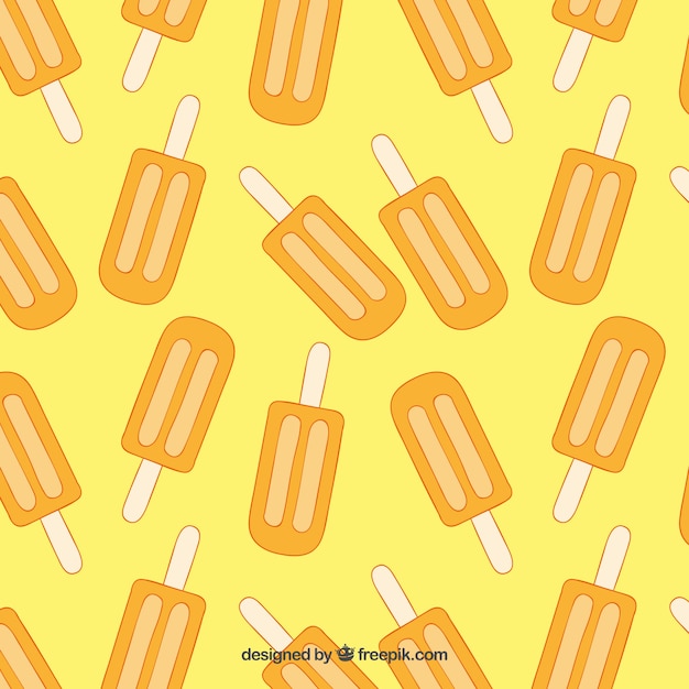 Vector ice pops pattern