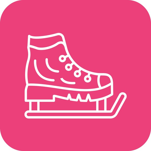 Ice Skate vector icon Can be used for Sports iconset