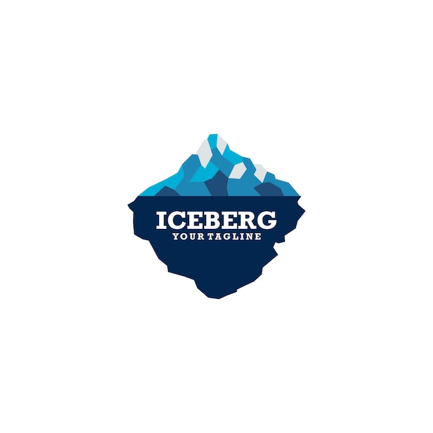 Логотип iceberg готов к использованию