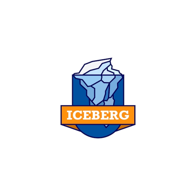 すぐに使用できるicebergのロゴ