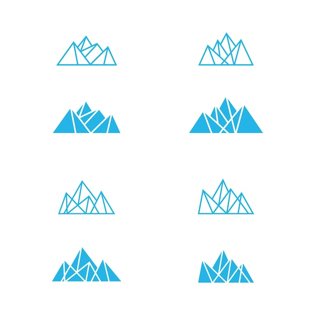 Vector iceberg vector illustration