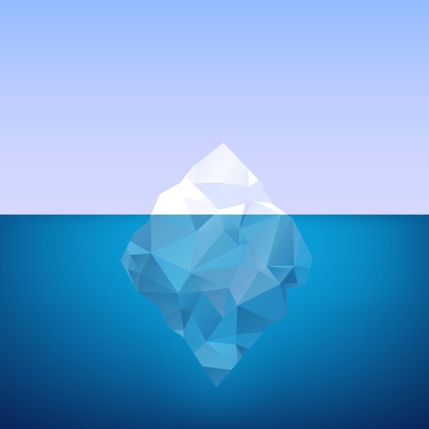 Premium Vector | Iceberg