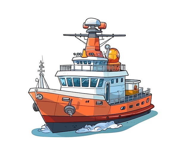 Ледоколы Лодка Корабль Иллюстрация Ледоколы Лодка Судно Иллюстрация Корабль на белом фоне