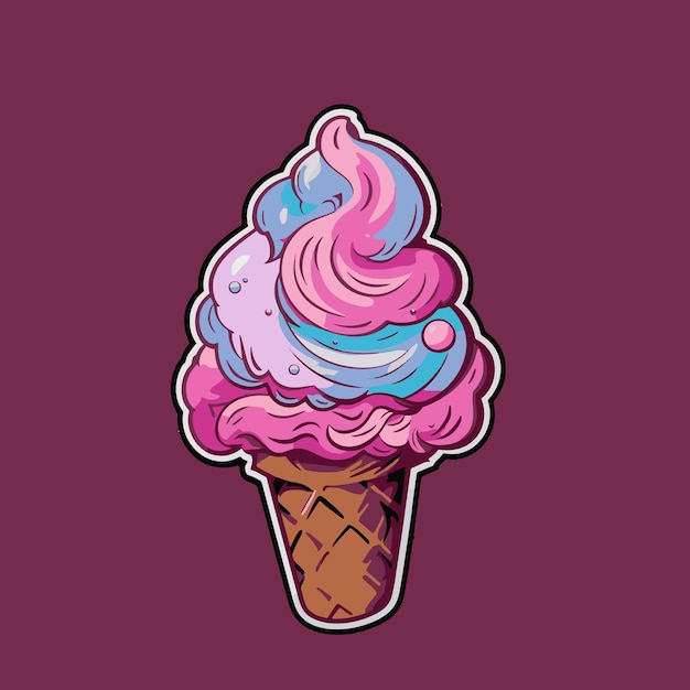 Vector icecream cone