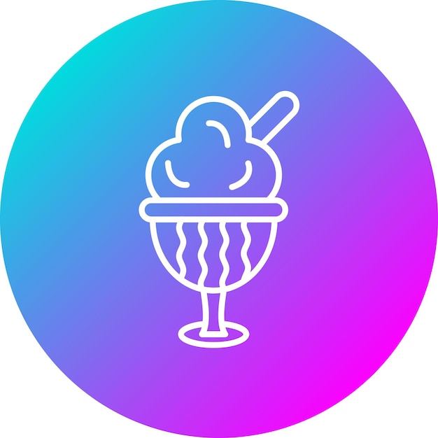 Icecream vector icon Can be used for Restaurant iconset