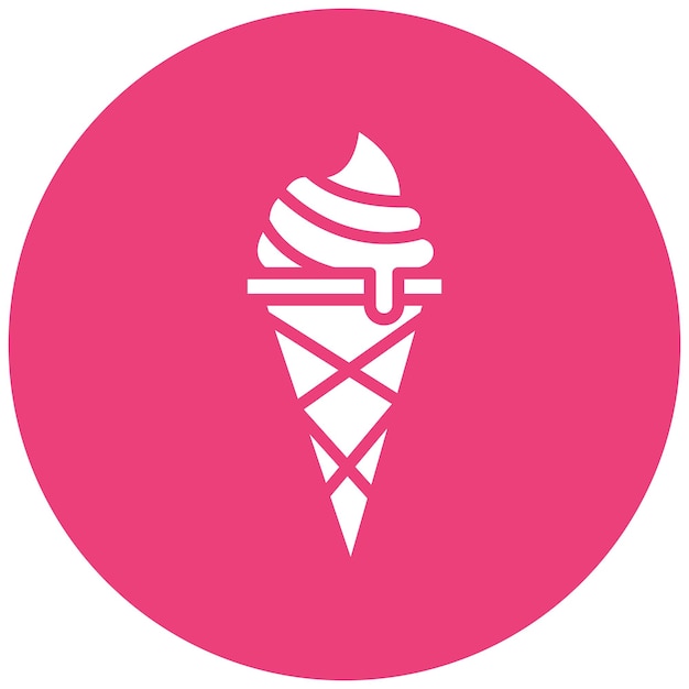 Icecream Vector Illustration Style