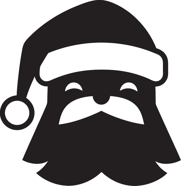 Vettore iced out santa style cool black santa chill claus vibe vector black cool santa