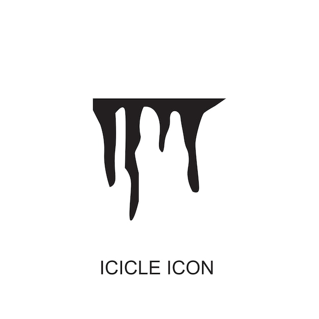 Vector icicle vector icon icon