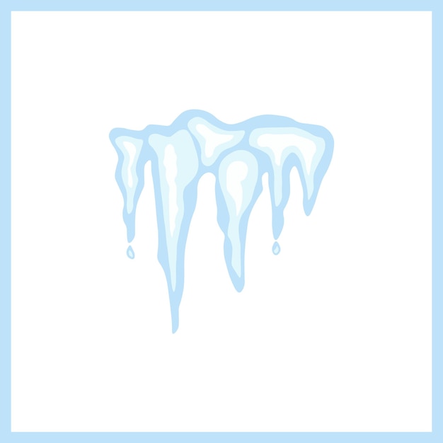 Icicle vector