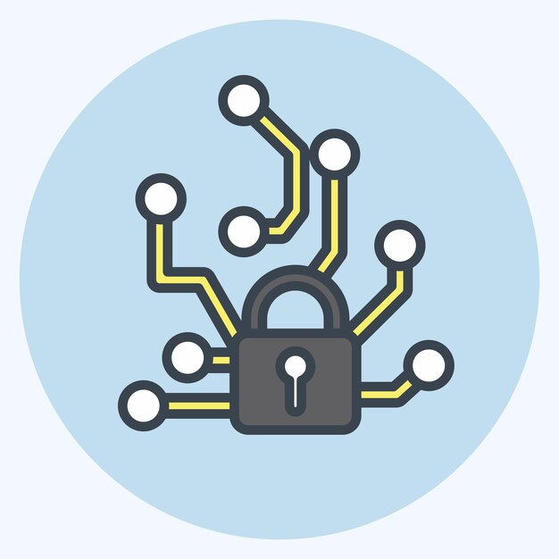 Icon Adversarial Attacks gerelateerd aan Machine Learning symbool kleurmaat stijl bewerkbaar