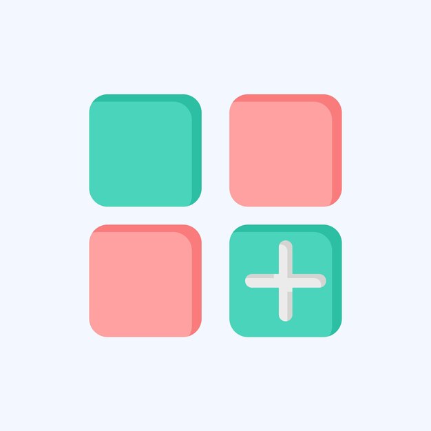 Icon App related to Button Download symbol color mate style simple design illustration