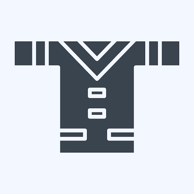 icon clothes related to american indigenous symbol glyph style simple design