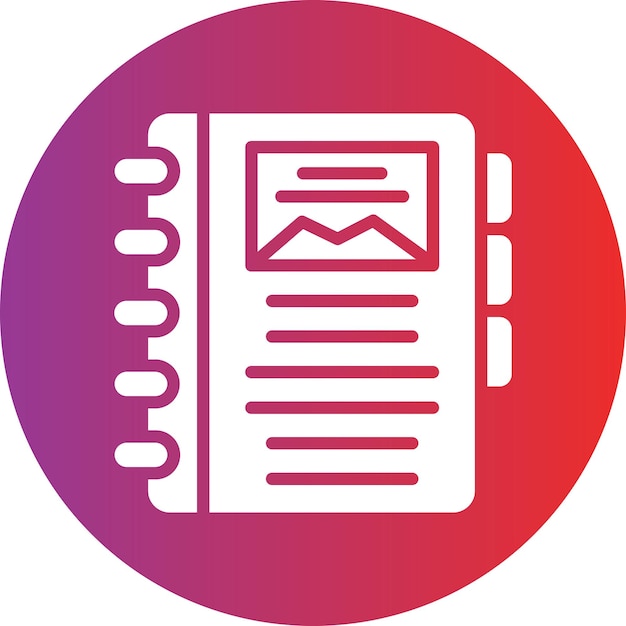 Icon dagboek stijl