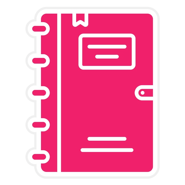 Icon dagboek stijl