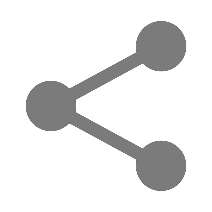Vector icon delen