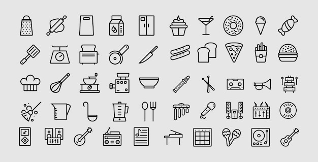 Icon design set eps