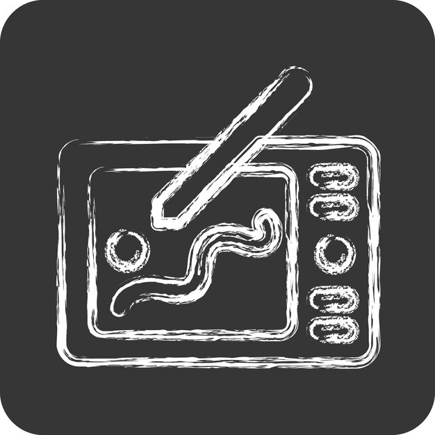 Icon Design suitable for Branding symbol chalk Style simple design editable design template vector