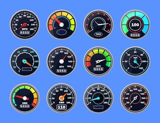 Icona per la visualizzazione dell'avanzamento del download, indicatore tecnologico con una freccia o un puntatore.