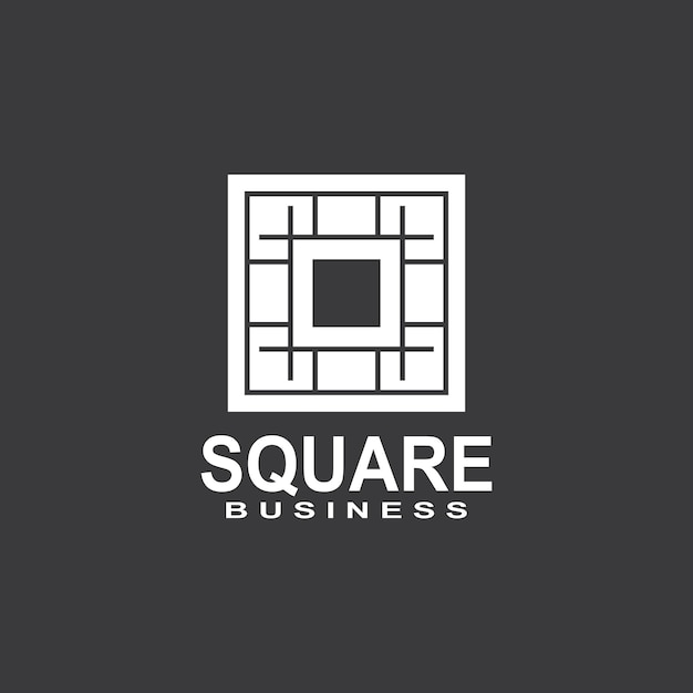 Icon en symbool sjabloon van Square Business