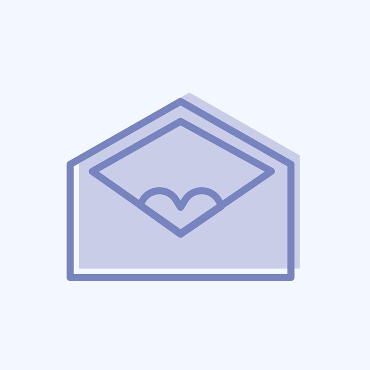 Vector icon envelope geschikt voor wedding symbool twee toon stijl eenvoudig ontwerp bewerkbaar