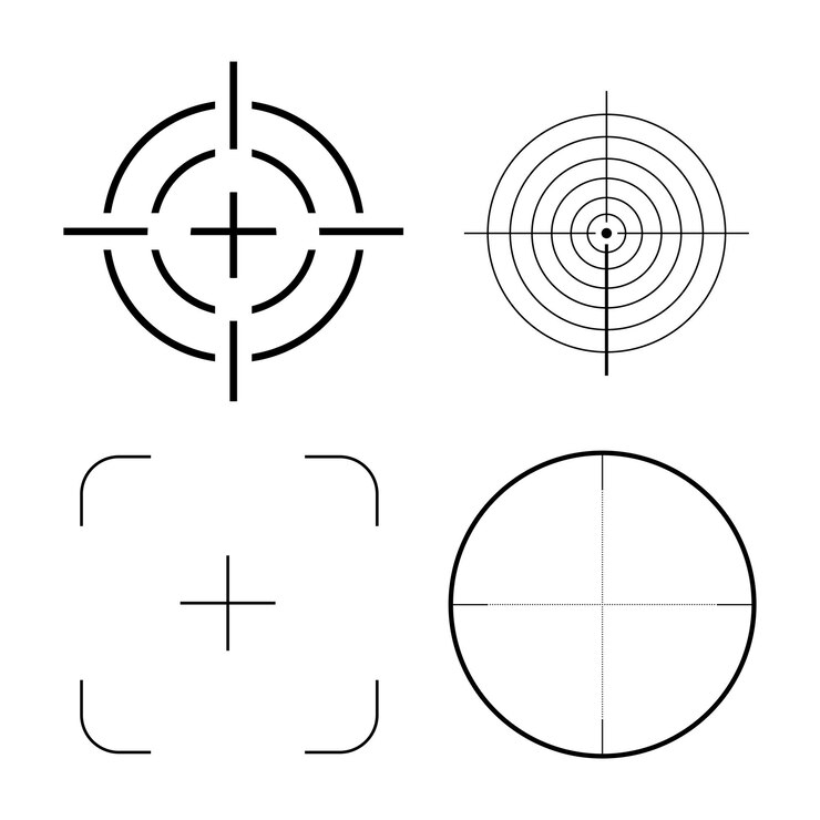 Vector icon focus vector