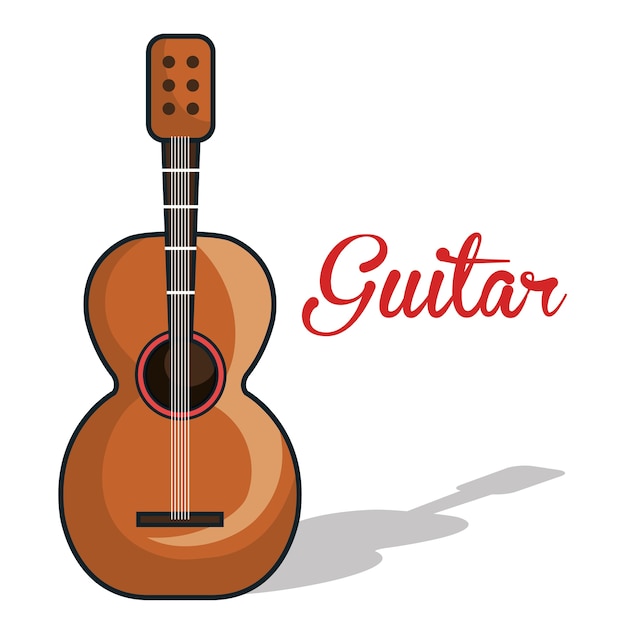 icon guitar mexican music graphic