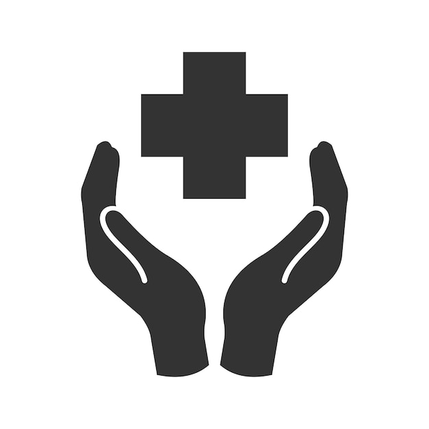 Icon hand and medical