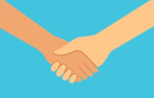 Vector icon handshakebusiness handshake partnership and agreement symbol