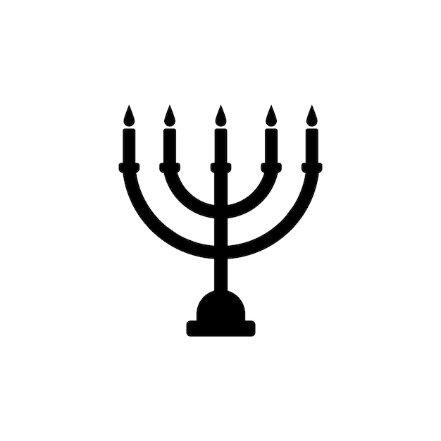 icon hanukkah vector template illustration logo design