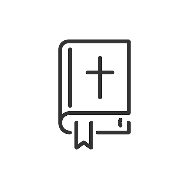 Icon of the Holy Scriptures Vector illustration design