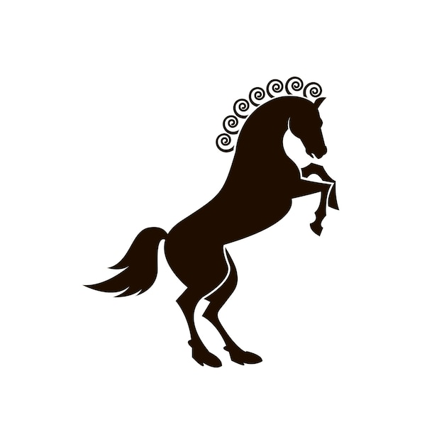 Icona della silhouette del cavallo