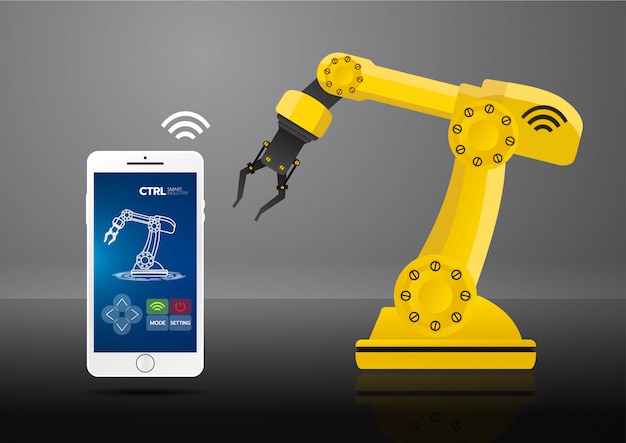 Icon of industry 4.0 concept