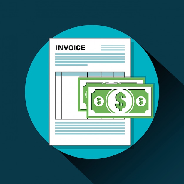 icon invoice design