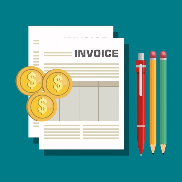 Icon invoice design