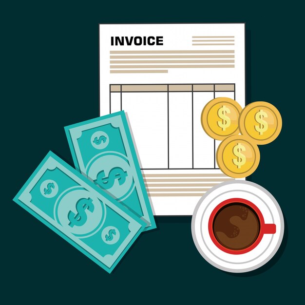 Icon invoice design