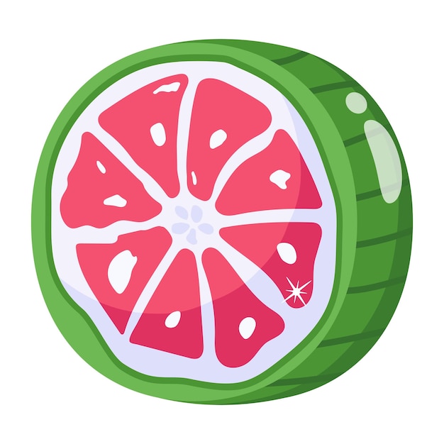 An icon of lollipop flat design