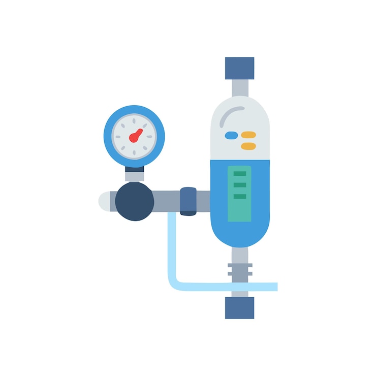 Vector icon of medical science
