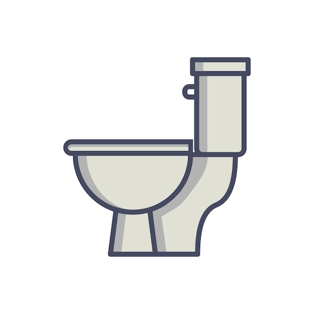 Icon ontwerp vektor sjabloon van het toilet