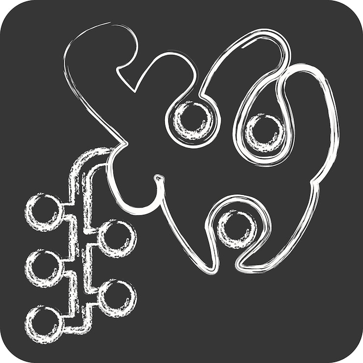 Vector icon pearl related to qatar symbol chalk style simple design illustration