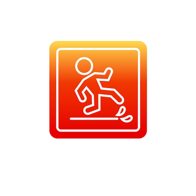 Icon of pedestrian crossing sign