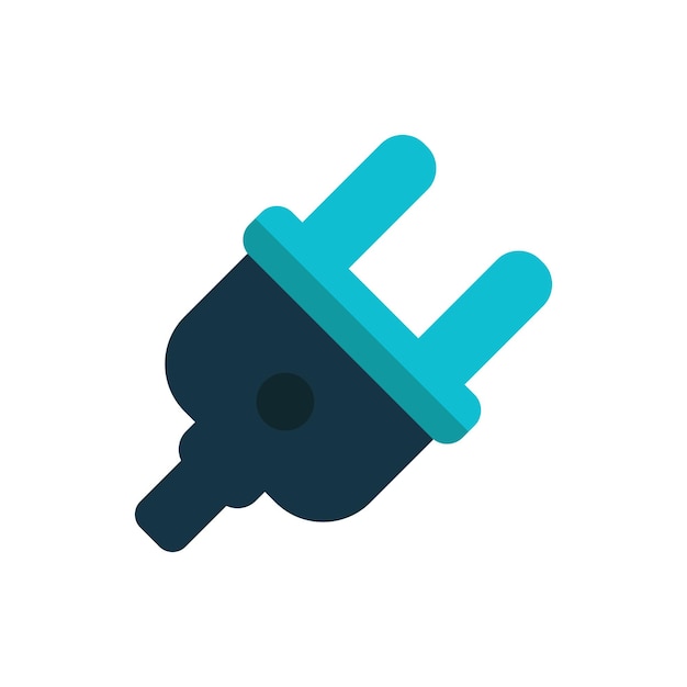 Icon plug ontwerp vector sjabloon