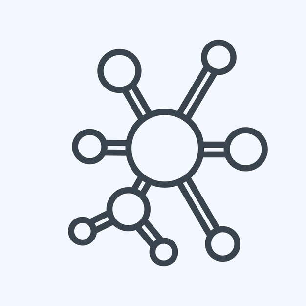 Icon QLearning gerelateerd aan Machine Learning symbool lijn stijl bewerkbaar