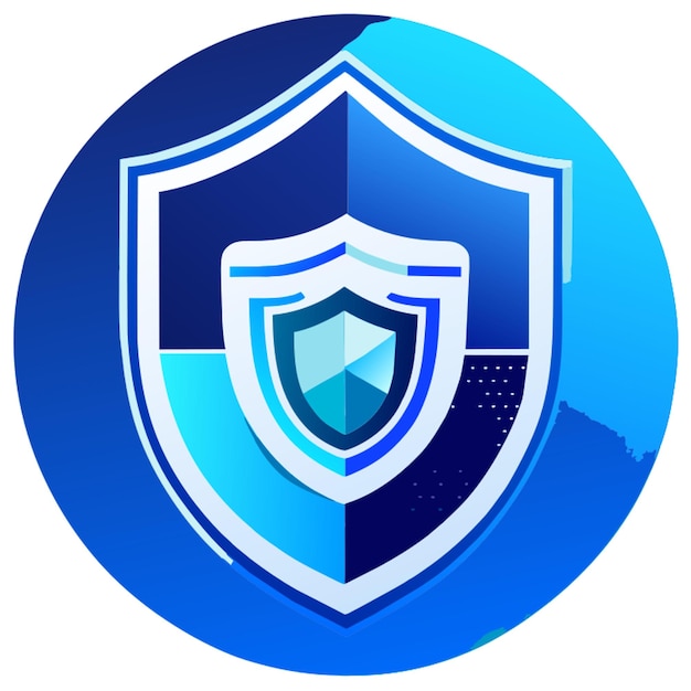 an icon for security and protection web vector illustration