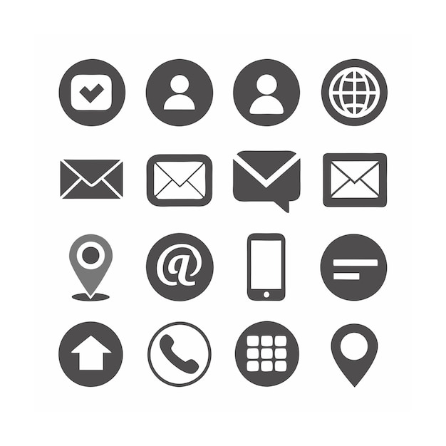 Icon Set Collectie Vector Illustratie