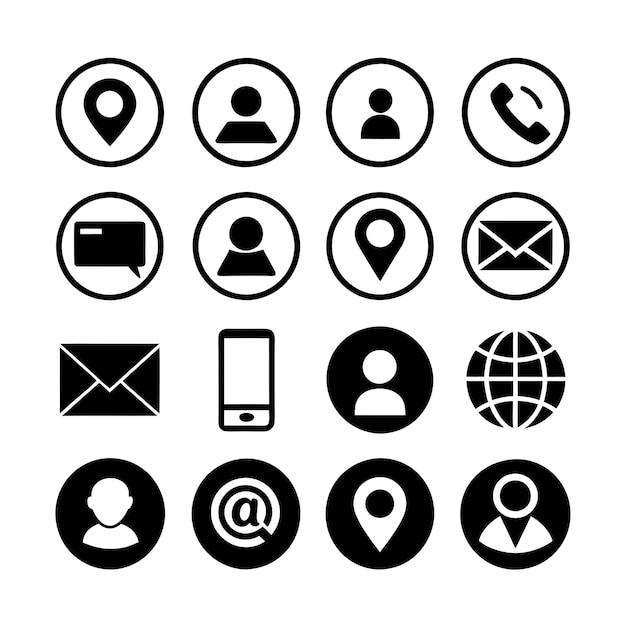 Icon Set Collectie Vector Illustratie