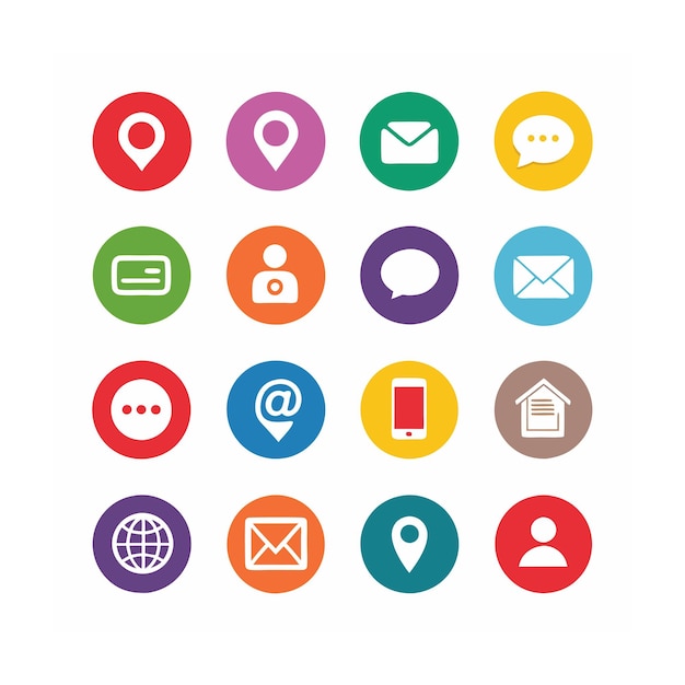Icon Set Collectie Vector Illustratie