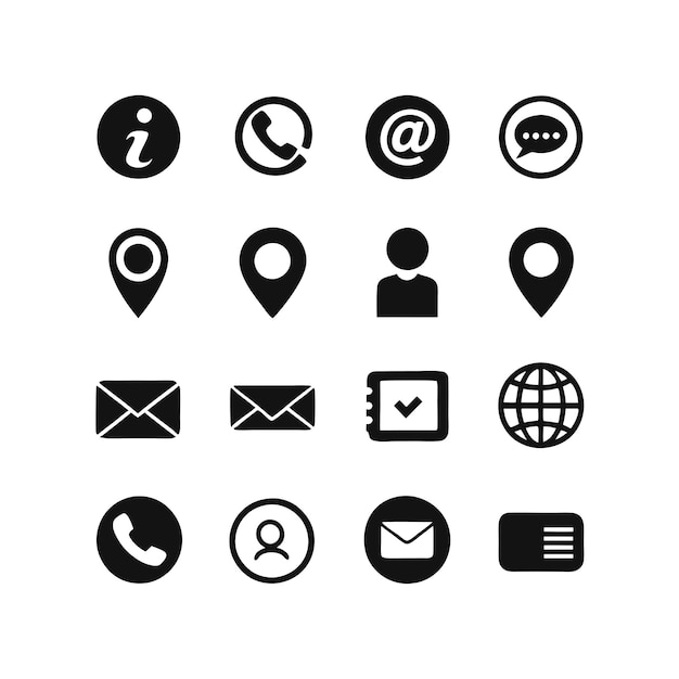 Icon Set Collection Vector voor UI-documenten, websites en mobiele toepassingen