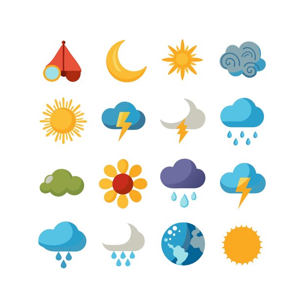 Icon Set Collection voor websites en mobiele toepassingen