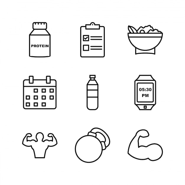 Icon Set Of health 